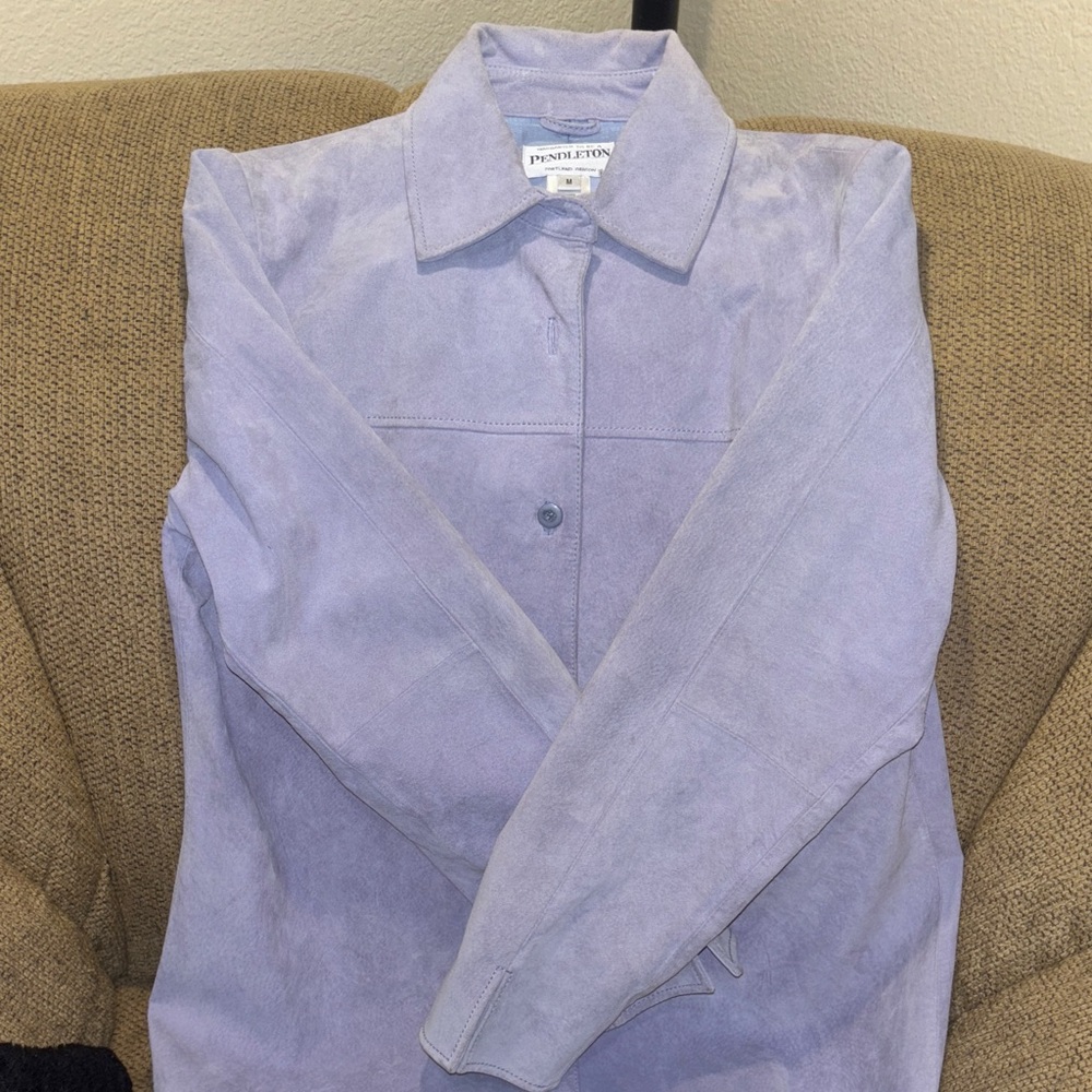 Pendleton Women's Light Purple Button-Up Blazer - image 4